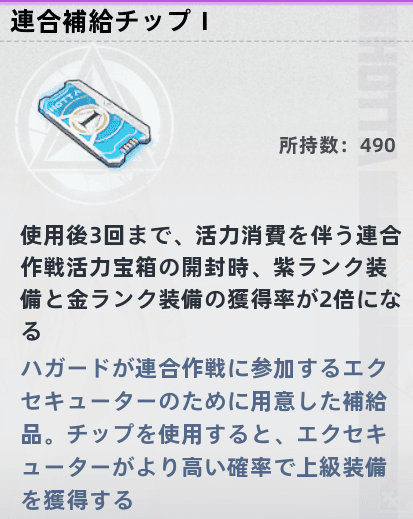 連合補給チップ
