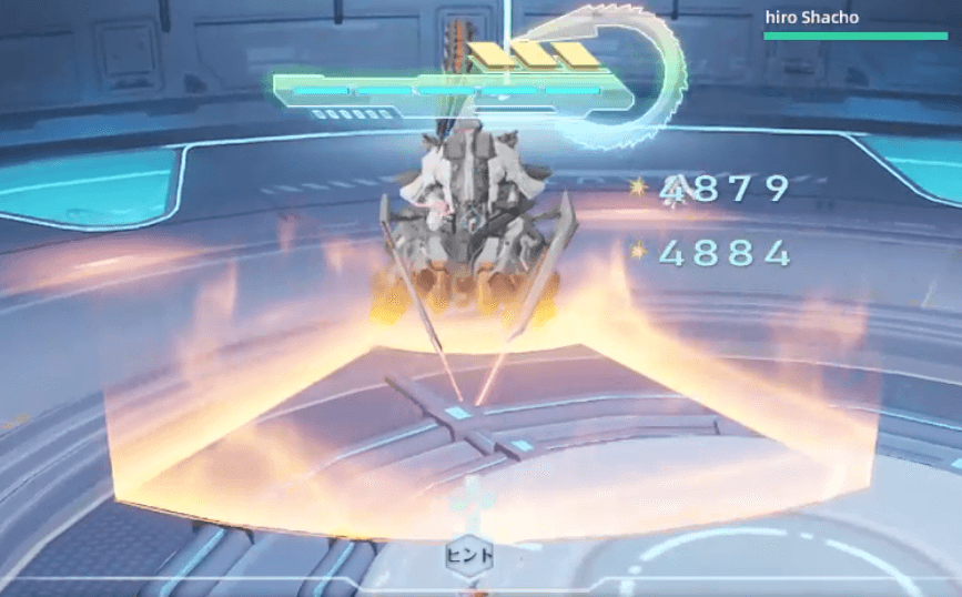 弱点攻撃ギミック